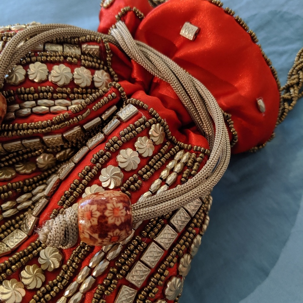 Handcrafted In IndiaBeaded Purse - Picture 4 of 5